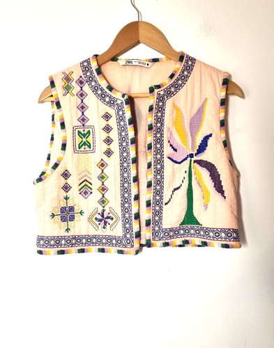 Zara quilted vest - vest, size