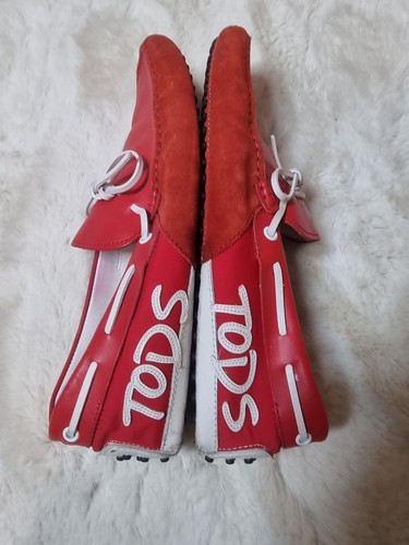 Tod men red leather - men's,