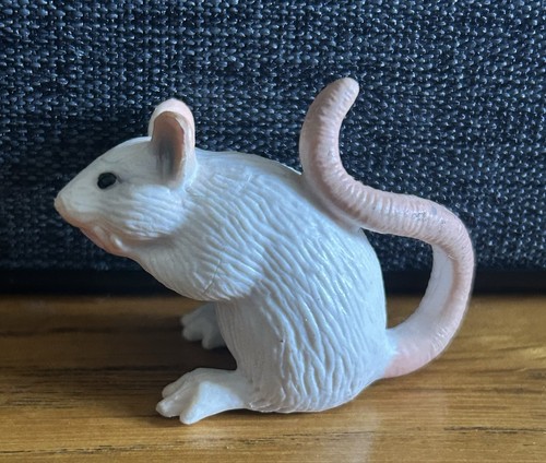 Schleich white rat - white,