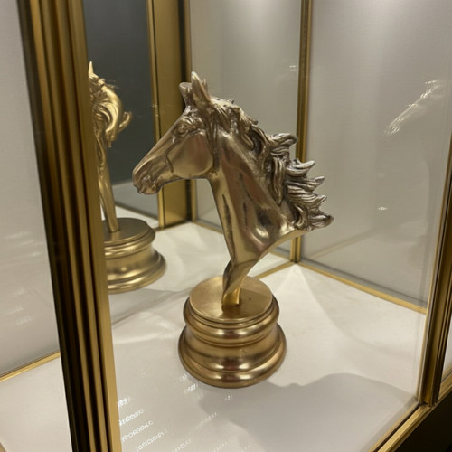 Cast iron graceful horse - graceful,