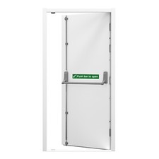 Fire Exit Doors / Steel Security Emergency / Fire Escape Door with Panic Bar