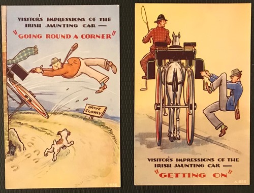 Irish life jaunting car - life,