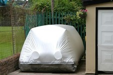 Carcoon Evo Outdoor Car Storage System - Size 3 (Large) In Silver