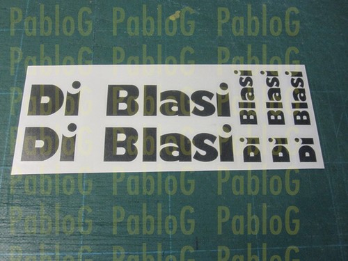 Blasi decal set sticker - di,