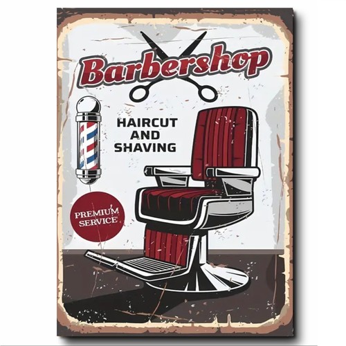 Barber sign retro - retro, vintage