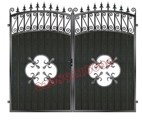 Driveway gates composite - driveway, wood