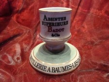 Pyrogene Advertising Absinthe Bar Matches Match Striker Holder Porcelain Ceramic