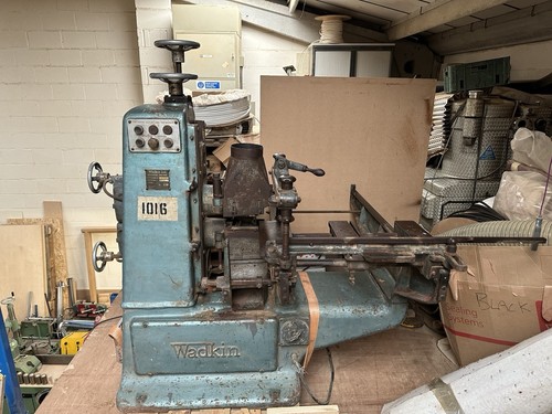 Wadkin eca head tenoner - eca,