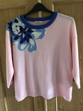 CATH KIDSTON Soft Lightweight  Pink/Blue Floral Jumper Size M 12-14/16 Ch 42”