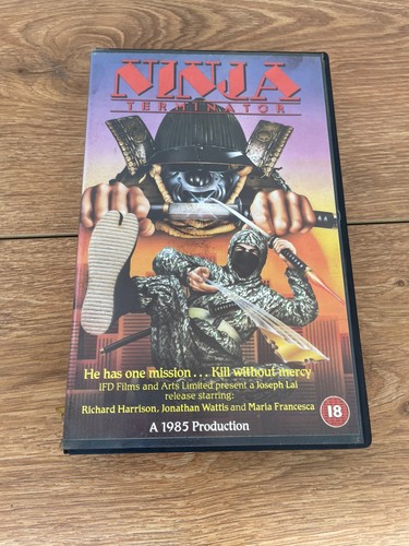 Ninja terminator vhs pal - terminator,