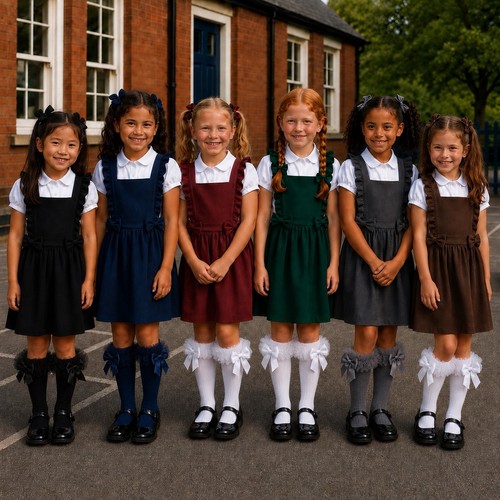 Girls school pinafore - girls,