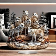 2D Plane Sign Desktop Ornaments, Decorative Plate, Office Birthday Gift