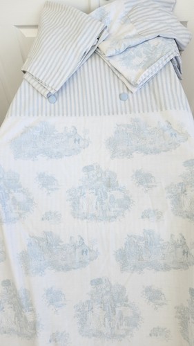 Dunelm blue white toile - toile, de
