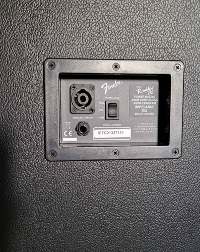 Fender rumble 1x15 bass cab - 1x15,