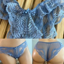 VINTAGE CHANTILLY LACE BIKINI PANTIES sz M