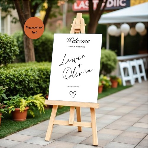 Personalised wedding welcome - wedding,