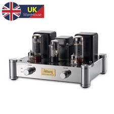 HiFi EL34 Valve Tube Amplifier Class A Single-ended Stereo Desktop Audio Amp 24W