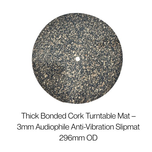 Turntable platter mat cork - platter,
