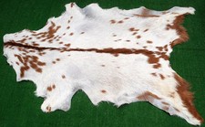 Luxury Goat hide Rug Hair on