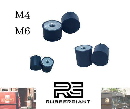 Female buffer stop rubber - buffer,