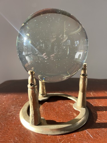 Crystal glass ball - crystal,