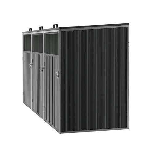 Large triple wheelie bin - triple,