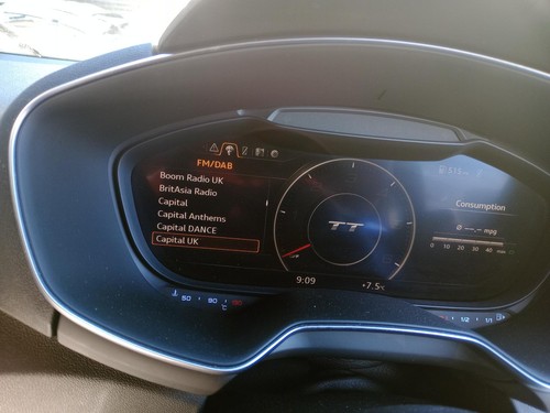 Audi digital speedometer - digital,