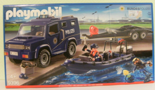 Playmobil federal police truck - police,