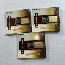 Sony Premium Mdw80 Shock Absorbing Mechanism Recordable Mini Discs