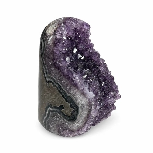 Natural amethyst crystal geode - natural,
