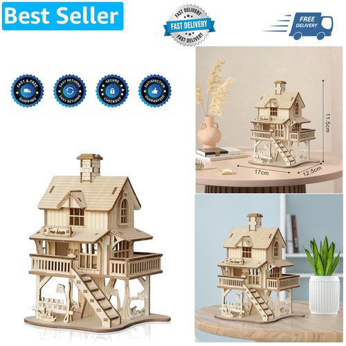 Wooden puzzle tiny tree - puzzle,