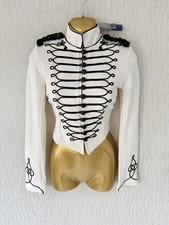 Exquisite Ralph Lauren New Ivory Military Embroidered Knit Jacket UK8-10
