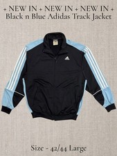 Vintage Black n Blue Adidas
