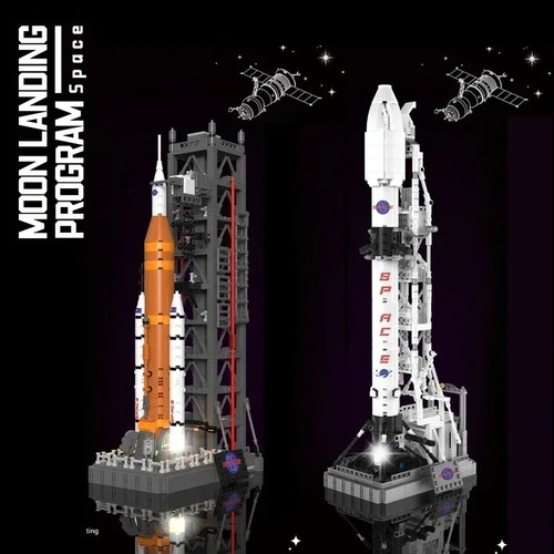869pcs space rocket launch - rocket,