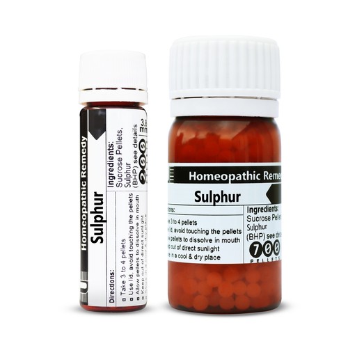 Sulphur homeopathic remedy - sulphur,