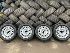 4X MERCEDES V CLASS VIANO 17" STEEL WHEELS AND NEW DUNLOP TYRES  SPARE WHEELS