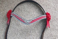 V Shape BLING Velvet BROWBAND