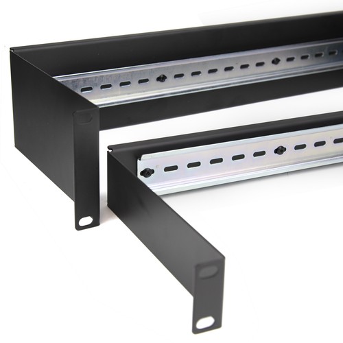 Din rail rack mounting bracket - din,
