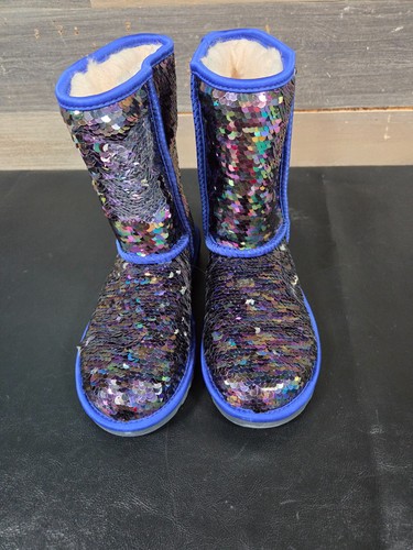Ugg classic short sequin navy - ugg,