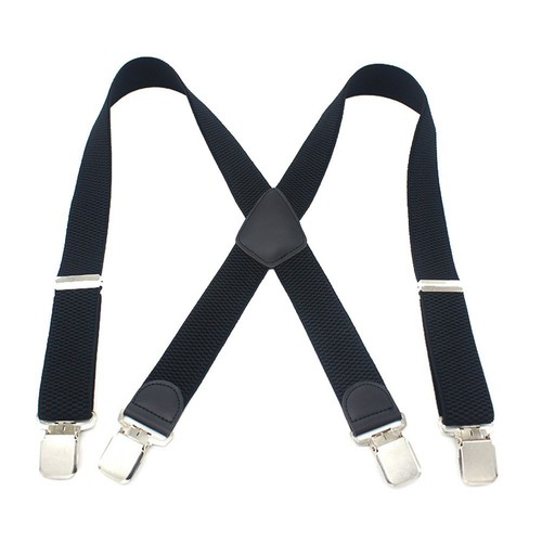 Mens clip suspenders - clip, on