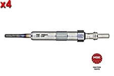 4x Glow Plug NGK Fits RENAULT