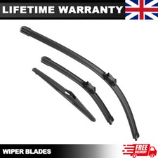 3x OEM Front & Rear Windscreen Wiper Blades Set Ford Fiesta MK7 08-17 26"15"12"