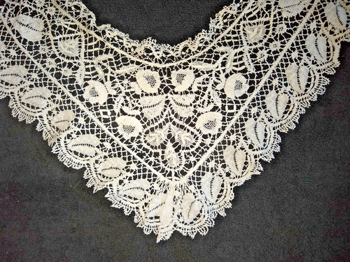 Antique lace hand made - antique, lace~hand
