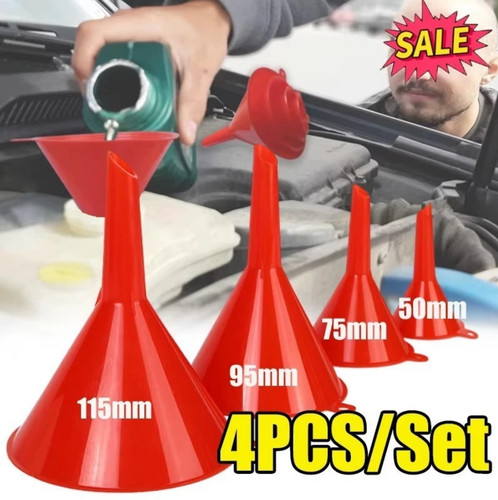 4piece plastic funnel - 4piece,