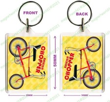 RETRO : RALEIGH CHOPPER  ( RED) NEW JUMBO FRIDGE MAGNET OR KEYRING 