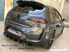 Fits"seat leon BTCC diffuser fins/seat leon btcc fins/Leon BTCC bumper diffuser 