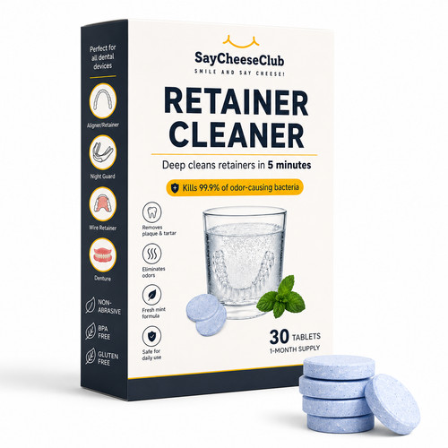 Retainer cleaner tablets - retainer,