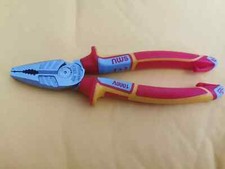 NWS N111-49 VDE 205mm Electrician's High Leverage Combination Pliers