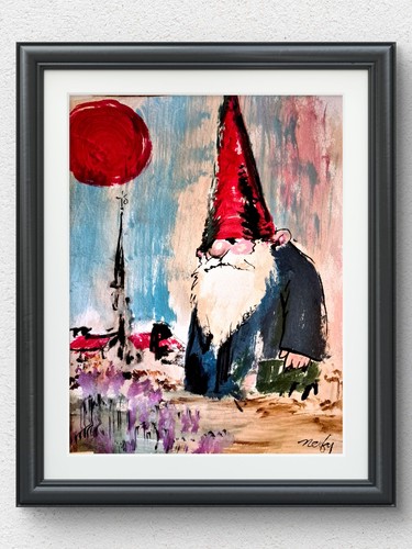 Original acrylic 11x14 giant - acrylic,