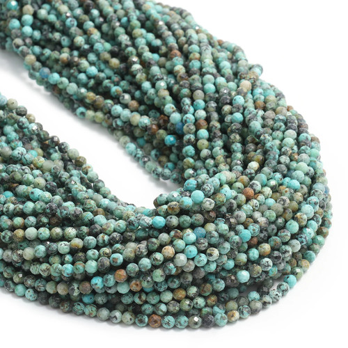 4mm faceted natural - natural, stone
